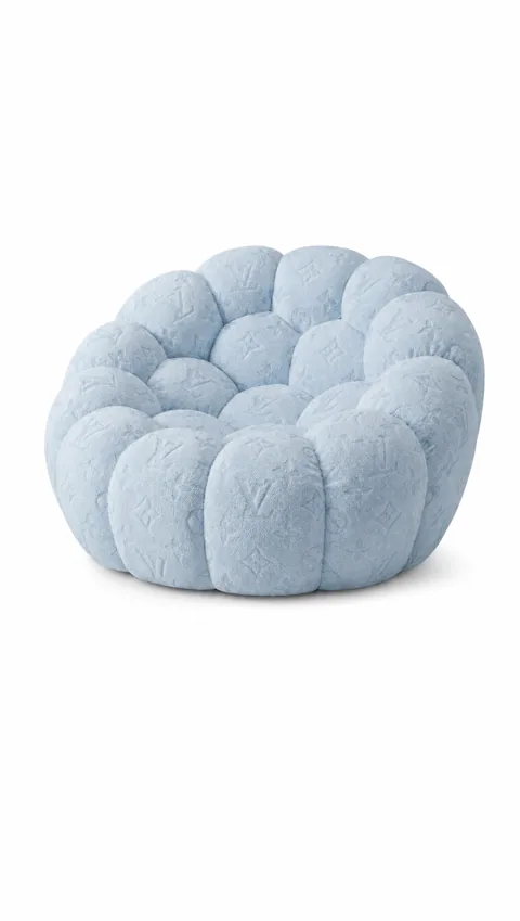 Signature Monogram Lounge in Pale blue